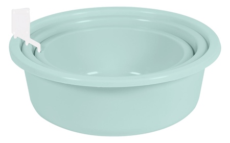 Set van 3 ronde plastiek kommen