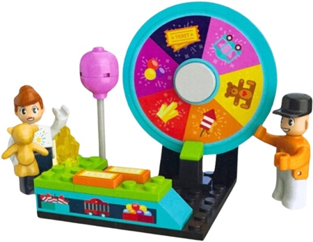 Kids Bricks  Fun Park  Pretpark  Bouwset 130 delig Bouwstenen Kinderen Speelgoed