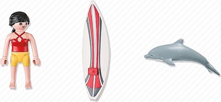 Playmobil surfer met dolfijn 5372