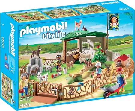 playmobil children's petting zoo 70863