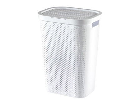 Curver Infinity Dots Wasmand - 60 l - Wit