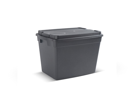 zwarte kis opbergbox