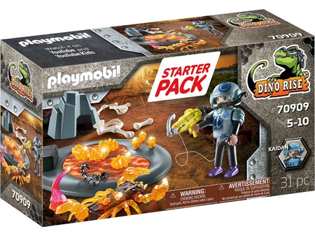 PLAYMOBIL Dino Rise Starterpack gevecht tegen de vuurschorpioen - 70909