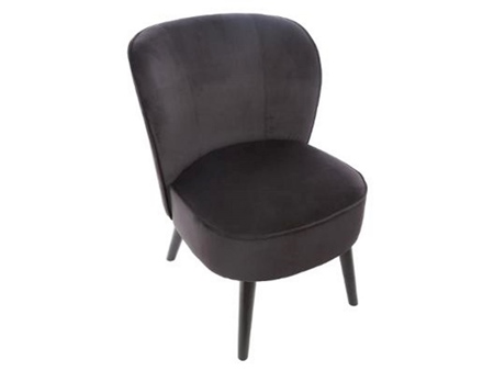 zwarte lounge zetel